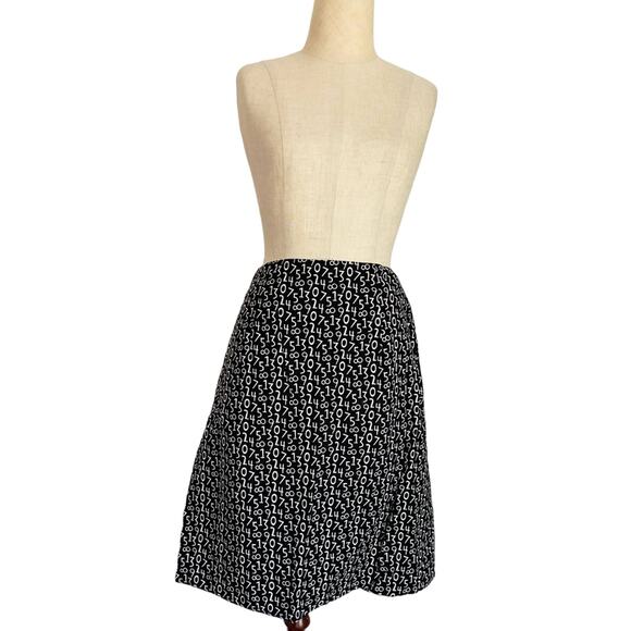Vintage Handmade Number Pattern Pencil Skirt Small - Picture 6 of 6